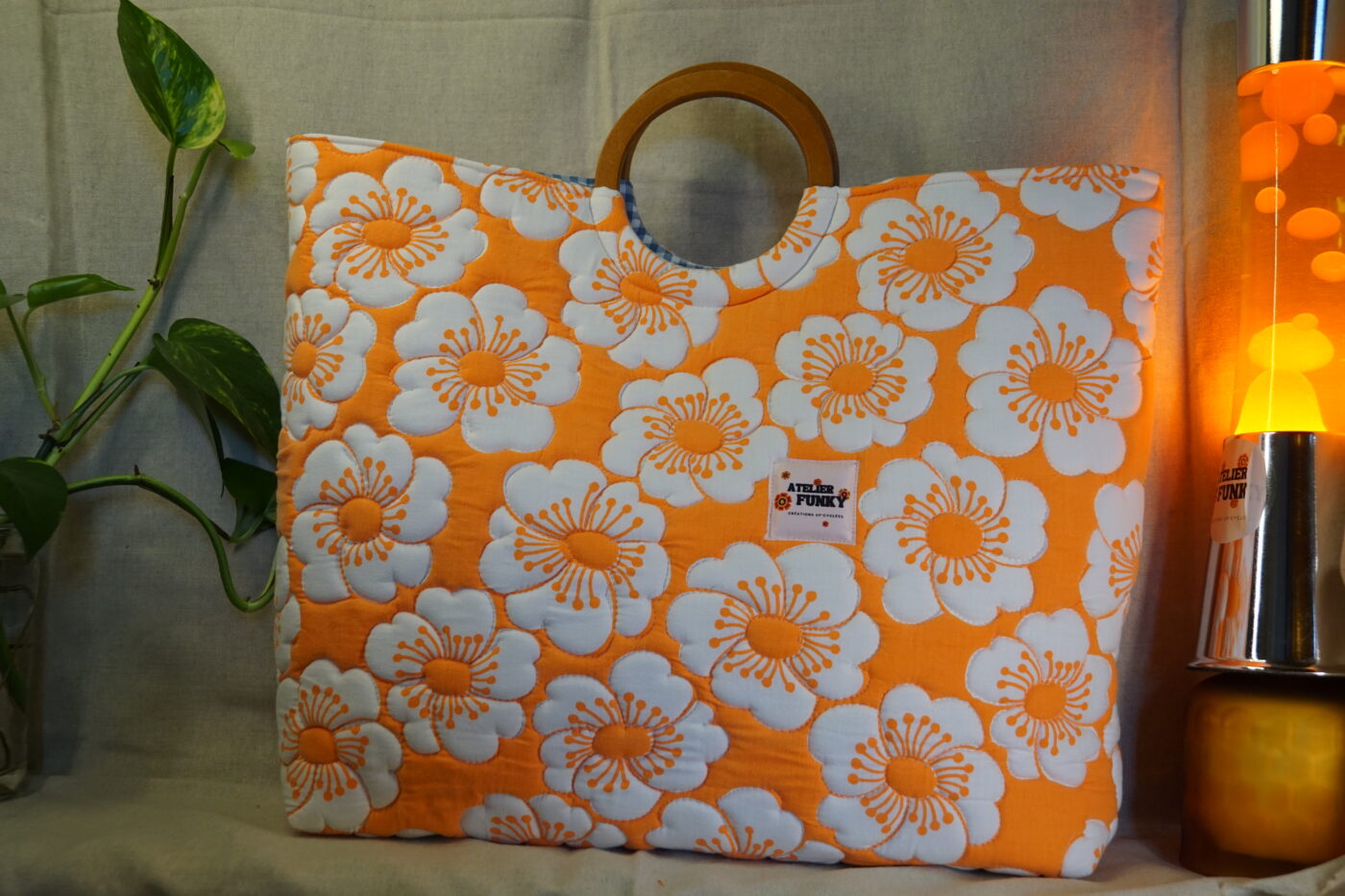 Sac cabas "hibiscus"