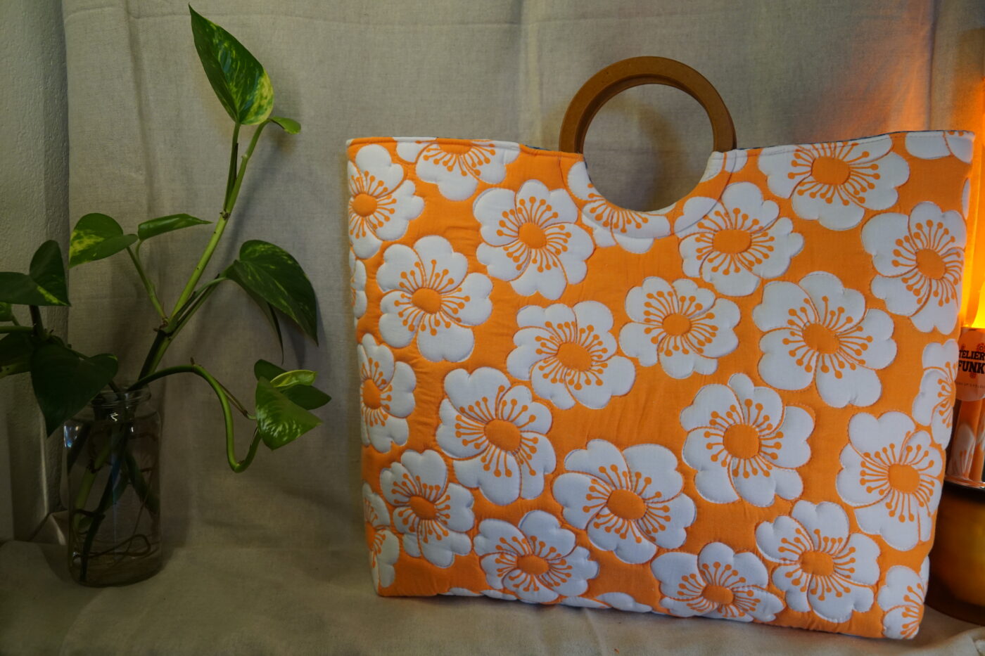 Sac cabas "hibiscus" – Image 4