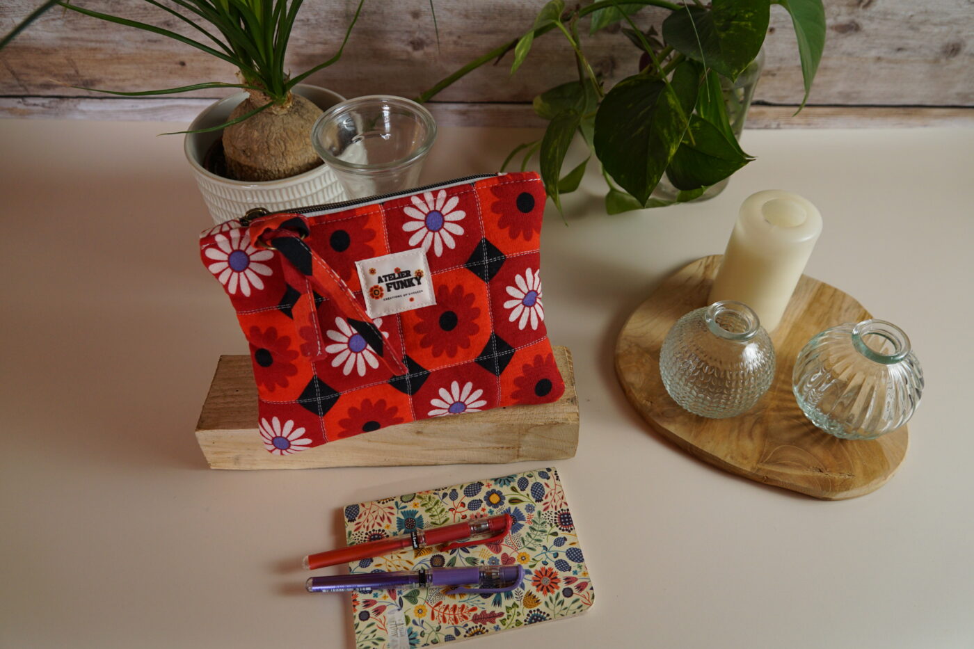 Pochette plate "daisy"