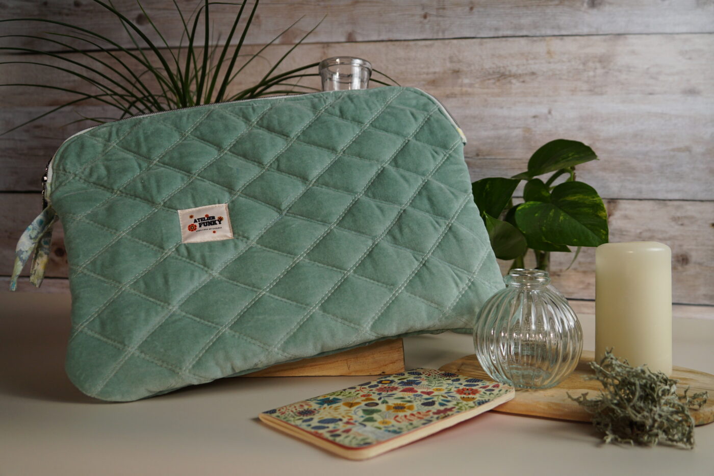 NEW Pochette ordinateur velours bleu NEW