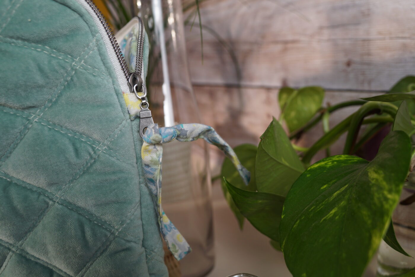 NEW Pochette ordinateur velours bleu NEW – Image 4
