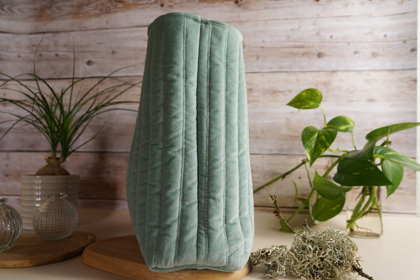 NEW Sac cabas velours bleu NEW – Image 3